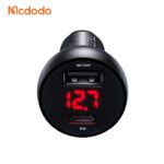 Прикурювач McDodo [CC-6810] USB + USB-C 30w Mushrooms with Digital Display Series 16018
