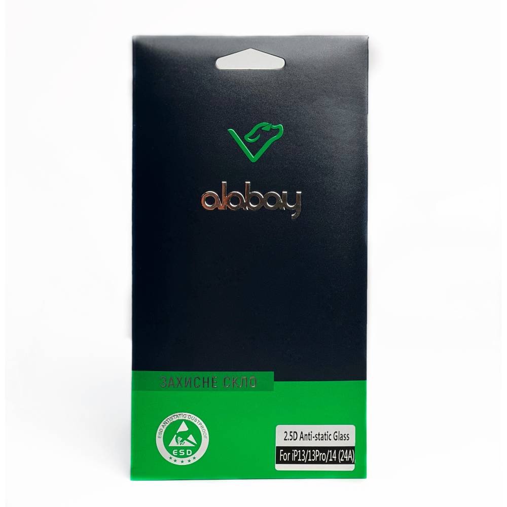 Захисне скло Alabay для iPhone 13/13 Pro/14/16e Anti Static (Black) 22029