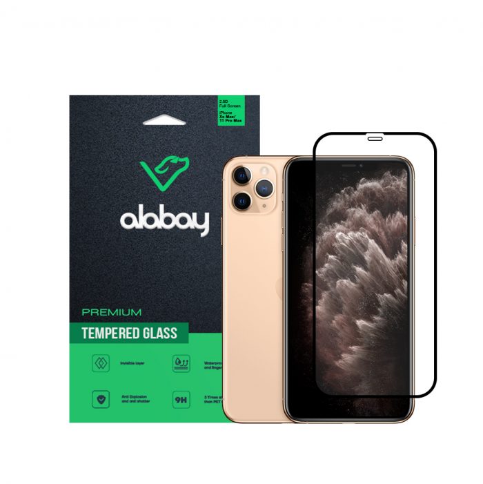 Захисне скло Alabay для iPhone X/Xs/11 Pro Anti Static (Black) 29373