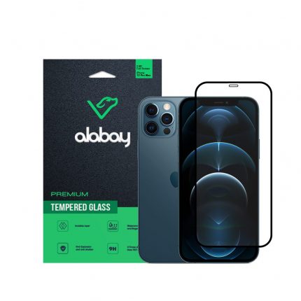 Захисне скло Alabay для iPhone 12 Pro Max Anti Static (Black) 26859