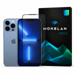 Захисне скло Monblan для iPhone 13 Pro Max/14 Plus 2.5D Anti Static 0.26mm (Black)