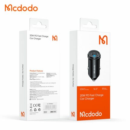 Прикурювач McDodo [CC-7490] USB-C 20w Bullet Series 14098