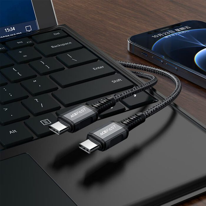 Кабель Acefast C1-03 Aluminium Alloy USB-C to USB-С 15735