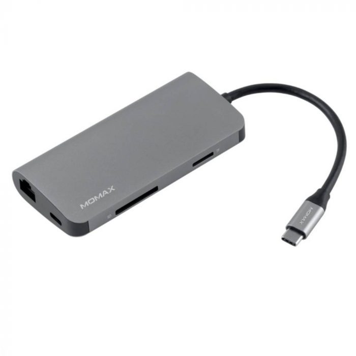 Перехідник Momax USB-C HUB 8in1 Onelink 23863