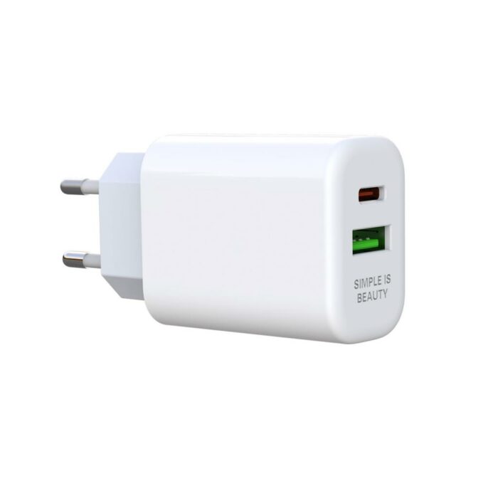 Адаптер XO [L85A] 20w + USB-C to Lightning Cable 15819