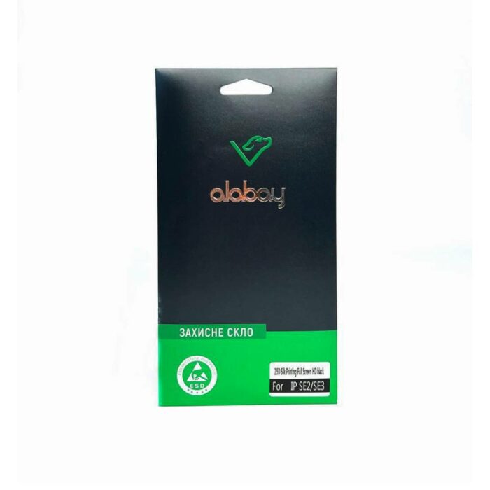 Захисне скло Alabay для iPhone SE2/SE3 Anti Static (Black) 22017