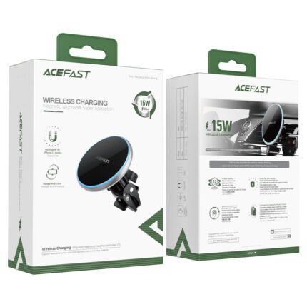 Автотримач з бездротовою зарядкою Acefast D3 Magnetic Wireless Series 14149