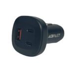 Автомобільний зарядний пристрій Acefast Metal B3 USB-C+USB-C+USB-A 66W 21499