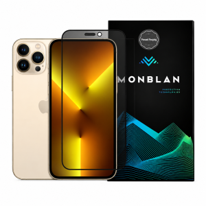 Захисне скло Monblan для iPhone 13 Pro Max/14 Plus 2.5D Anti Peep 0.26mm (Black) 63010