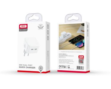 Комплект XO [L102] 35W 2xUSB-C + Кабель USB-C to lightning 56326