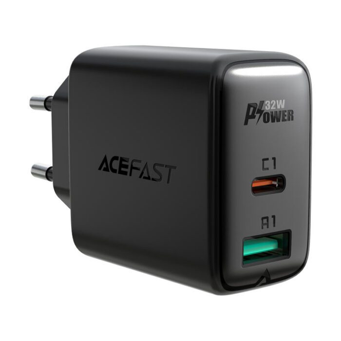 Адаптер Acefast A5 PD32W USB-C+USB-A 15544