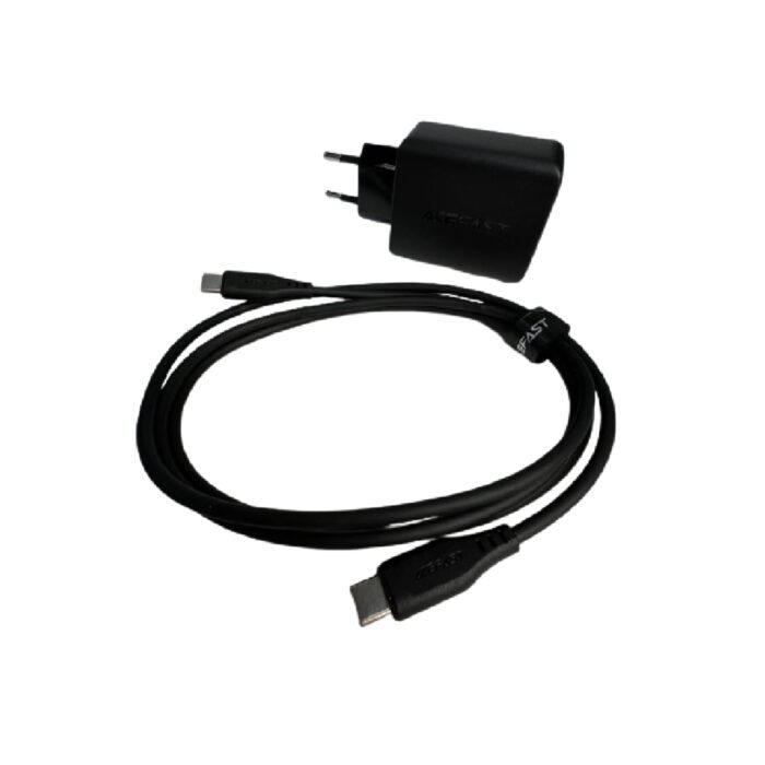 Комплект Acefast A13 адаптер 2xUSB-C + USB-A 65w + кабель USB-C to USB-C 21580