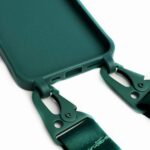 Чохол Silicone Case для iPhone 13 з ремінцем на плече 22575