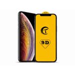 Захисне скло 9D для iPhone Xs Max/11 Pro Max техпак (Black)