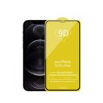 Захисне скло 9D для iPhone 12 Pro Max техпак (Black)