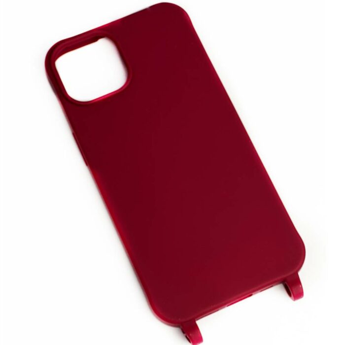 Чохол Silicone Case для iPhone 13 Pro з ремінцем на плече 22580