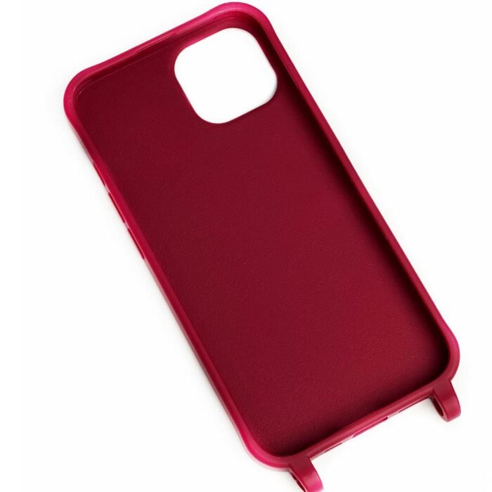 Чохол Silicone Case для iPhone 13 Pro з ремінцем на плече 22581