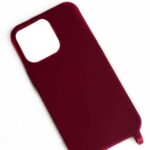 Чохол Silicone Case для iPhone 14 з ремінцем на плече 22598