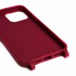 Чохол Silicone Case для iPhone 14 з ремінцем на плече 22599