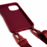 Чохол Silicone Case для iPhone 14 з ремінцем на плече 22601