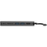 Перехідник StarTech 6in1 USB-C to 4K HDMI, 2xUSB 3.0, PD 3.0, GbE, USB-C 18148