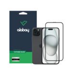 Захисне скло Alabay для iPhone 16/15/14 Pro Anti Static [Dust-Proof] (Black)