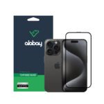 Захисне скло Alabay для iPhone 15 Pro Anti Static [Dust-Proof] (Black) 19080