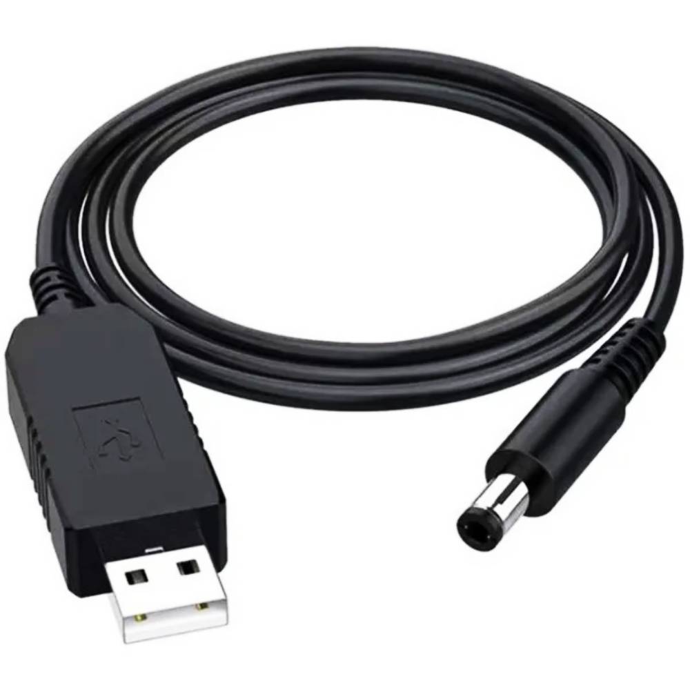 Перехідник для роутера USB-DC (Black) 22241