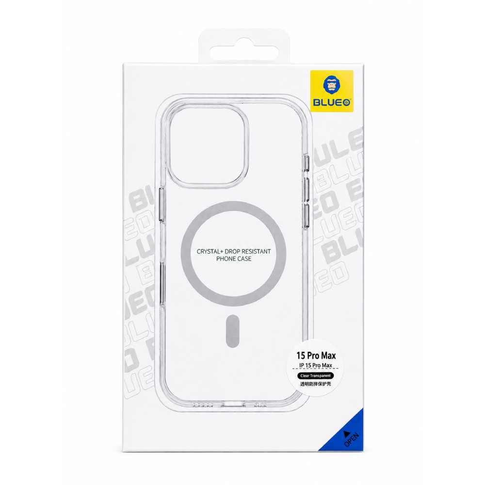 Чохол Blueo для iPhone 15 Pro Max B41 Crystal Pro Drop Resistance With Magnetic Series Чохол Blueo для iPhone 15 Pro Max B41 Crystal Pro Drop Resistance With Magnetic Series 56142