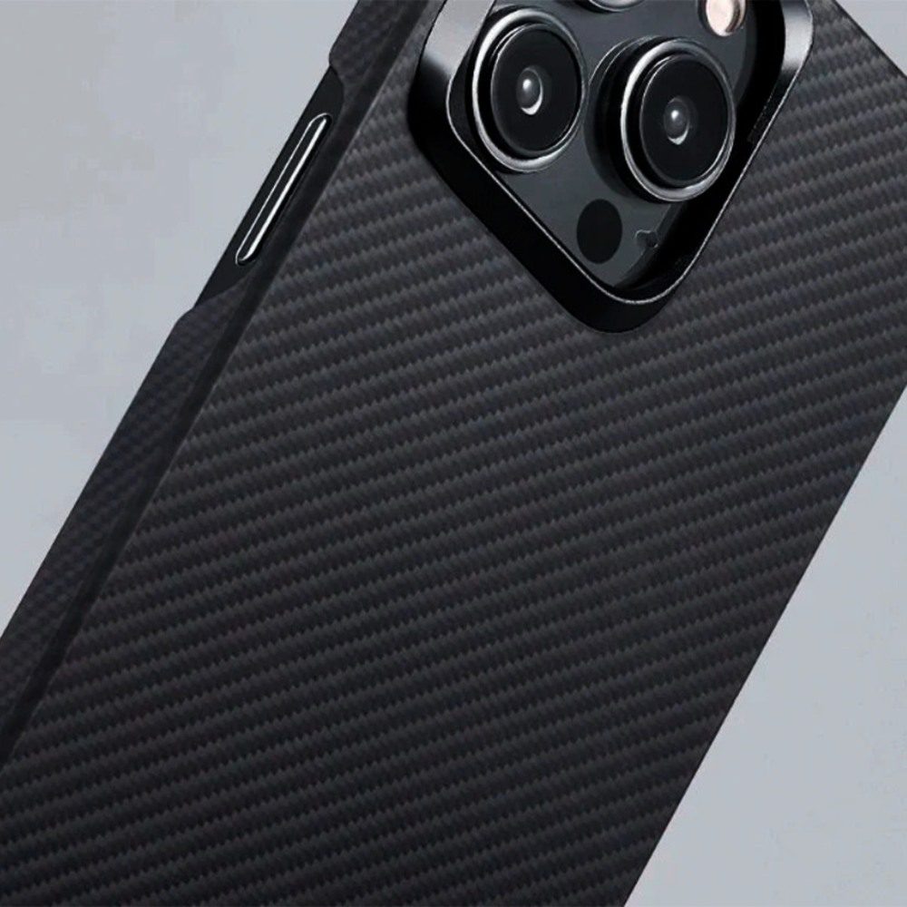 Чохол Pitaka для iPhone 14 Pro Max MagEZ 3 Twill 600D (Black-Grey) 21819