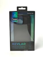 Чохол Monblan для iPhone 15 Pro Max [MKM15PM] Kevlar Magnetic Series (Black-Grey) 21113