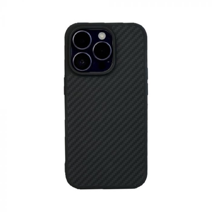 Чохол Monblan для iPhone 15 Pro [MKM15P] Kevlar Magnetic Series (Black-Grey) 29607