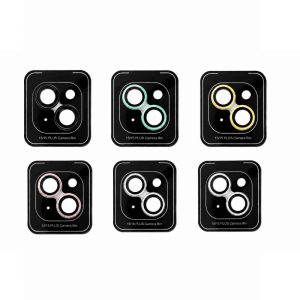 Захисне скло Monblan для камери iPhone 15/15 Plus Metal Ring Series 57795