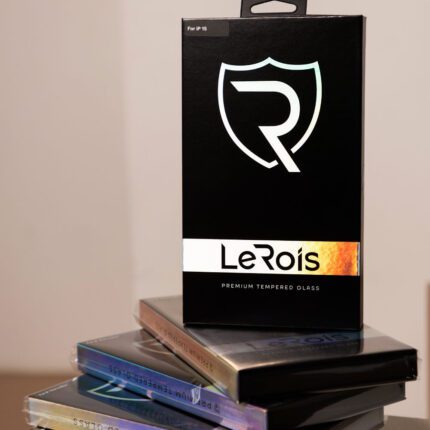Захисне скло LeRois для iPhone 16/15/14 Pro  [LR15] 3D [+ Matte Back Film] (Black) 21773