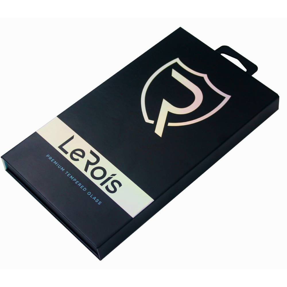 Захисне скло LeRois для iPhone 16 Plus/15 Plus/14 Pro Max [LR15PL] 3D [+ Matte Back Film] (Black) 22137