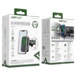 Автотримач з бездротовою зарядкою Acefast 2in1 Phone + Watch D18 Series (Black) 21182