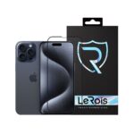 Захисне скло LeRois для iPhone 15 Pro Max [LR15PM] 3D [+ Matte Back Film] (Black)