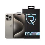 Захисне скло LeRois для iPhone 15 Pro [LR15P] 3D [+ Matte Back Film] (Black)