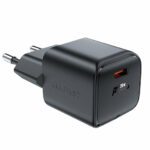 Адаптер Acefast A73 USB-C Mini PD20W GaN (Black) 22051