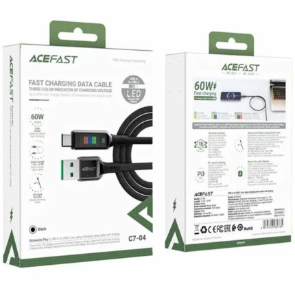 Кабель Acefast C7-04 USB to USB-C (Black) 22047