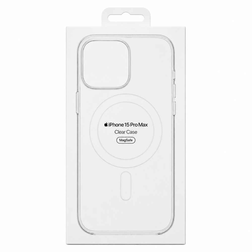 Чехол Apple Clear Original Case для iPhone 15 Pro Max with MagSafe Чехол Apple Clear Original Case для iPhone 15 Pro Max with MagSafe 56150