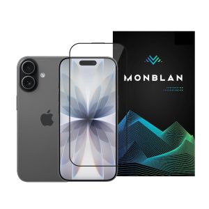 Захисне скло Monblan для iPhone 17/16 Pro 2.5D Anti Static 0.26mm [Dust-Proof] (Black) 47244
