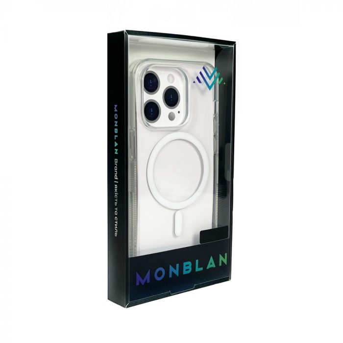 Чохол Monblan для iPhone 14 Pro Max [MMC14PM] Magnetic Crystal Series (Transparent) 30285