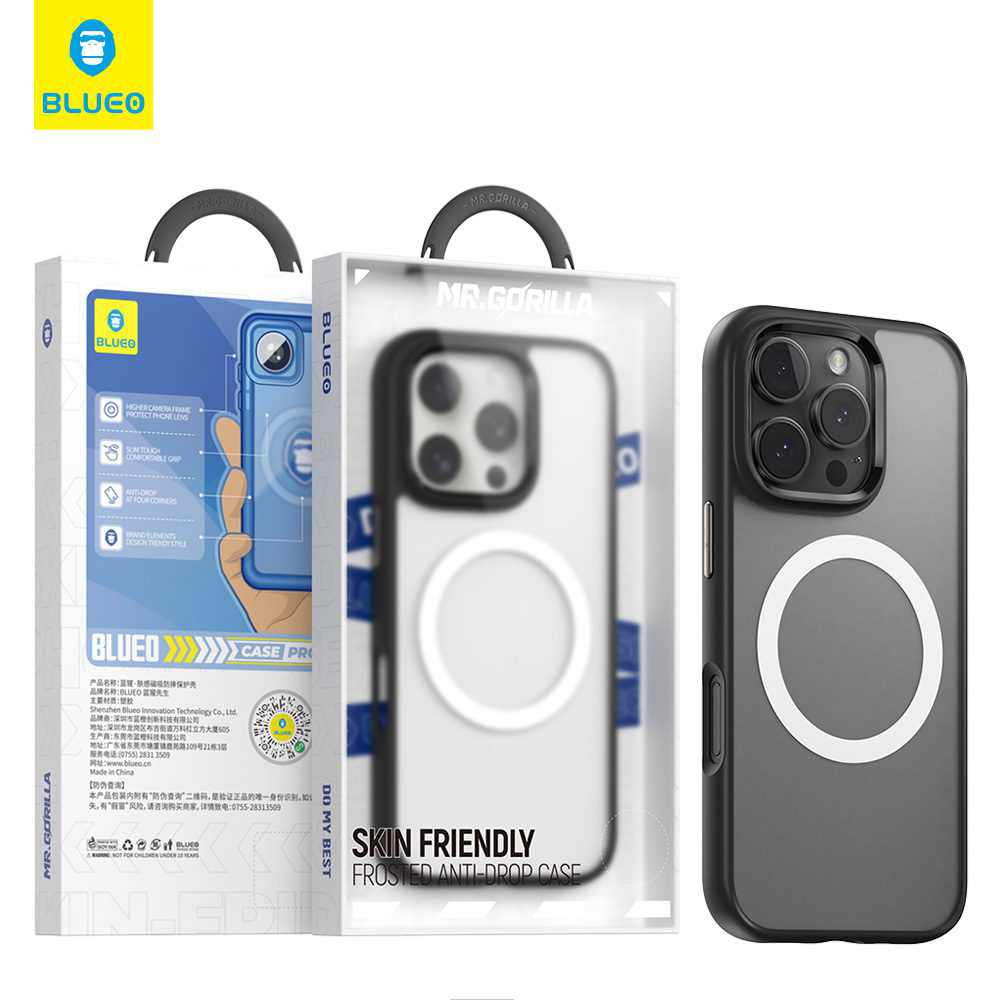 Чохол Blueo для iPhone 16 Pro BL020 Skin-Friendly Anti-Drop Magnetic Чохол Blueo для iPhone 16 Pro BL020 Skin-Friendly Anti-Drop Magnetic 55199