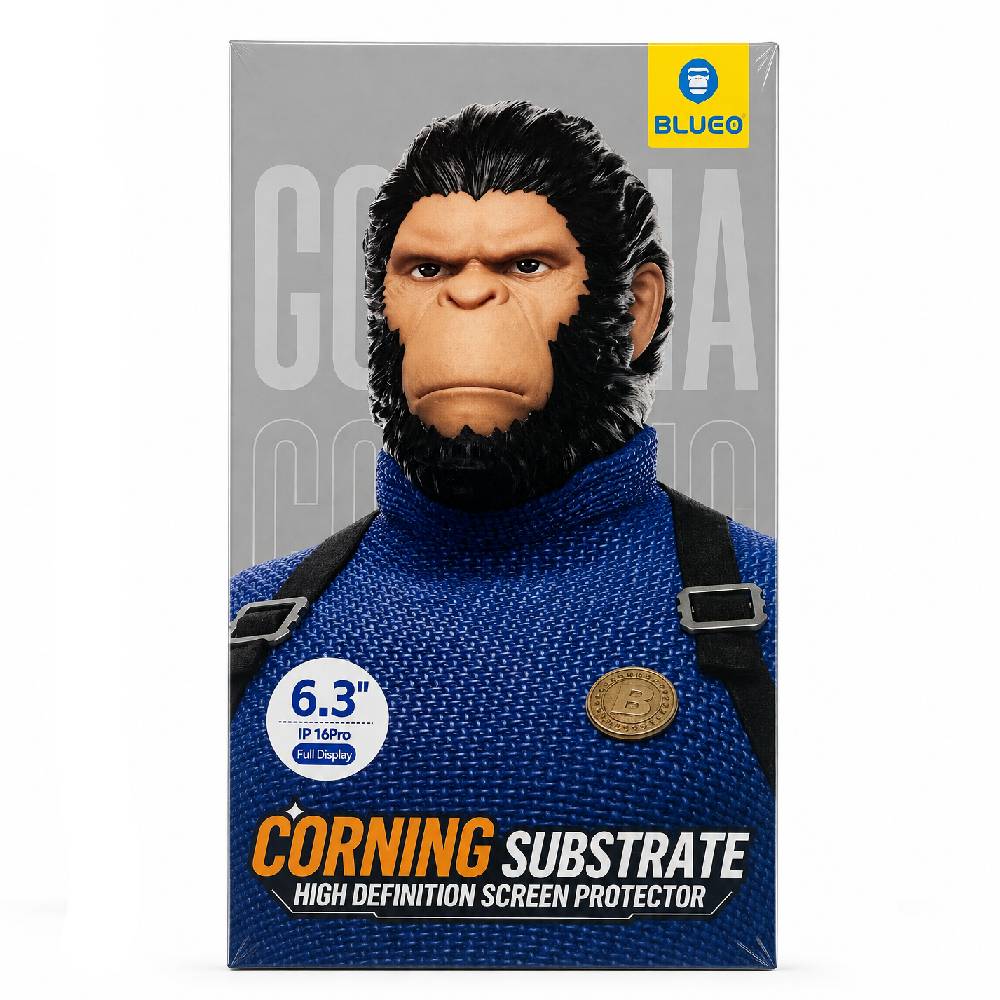 Захисне скло Blueo для iPhone 16 Pro PBK1 Corning Gorilla HD Anti-Static (Black) Захисне скло Blueo для iPhone 16 Pro PBK1 Corning Gorilla HD Anti-Static (Black) 57462