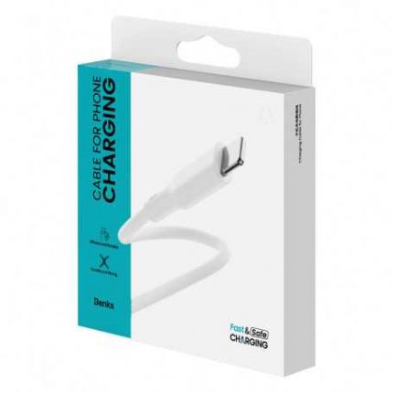 Кабель Benks D45 USB-A to Lightning 1.2m 30714