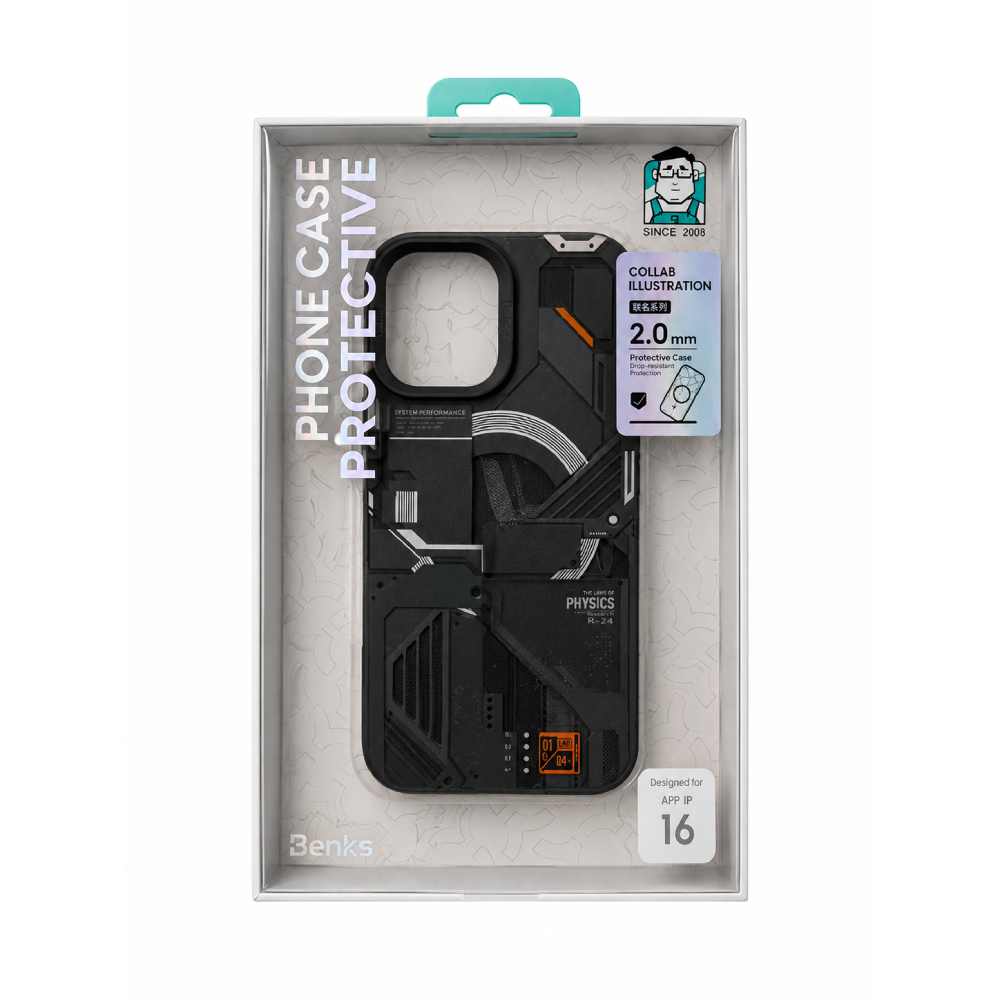 Чохол Benks для iPhone 16 Magnetic Mecha Series Чохол Benks для iPhone 16 Magnetic Mecha Series 55085