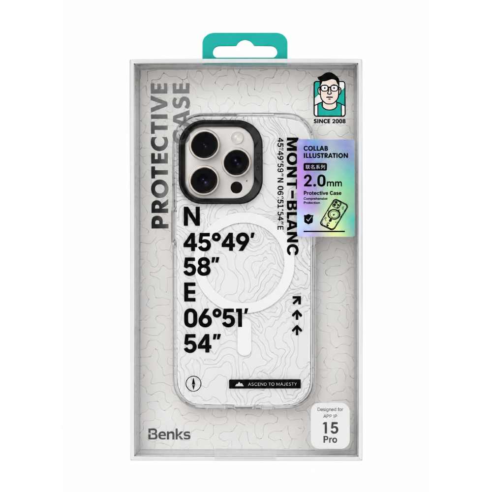Чохол Benks для iPhone 15 Pro Magnetic Summit Series Чохол Benks для iPhone 15 Pro Magnetic Summit Series 55510