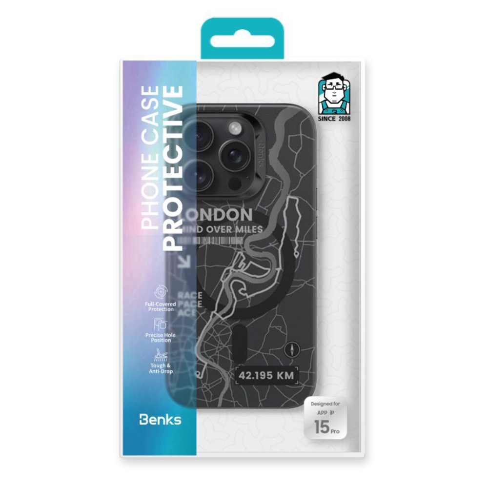 Чохол Benks для iPhone 15 Pro Magnetic City Series Чохол Benks для iPhone 15 Pro Magnetic City Series 55526