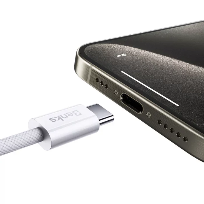 Кабель Benks D47 USB-C to USB-C 100w 1m 30756